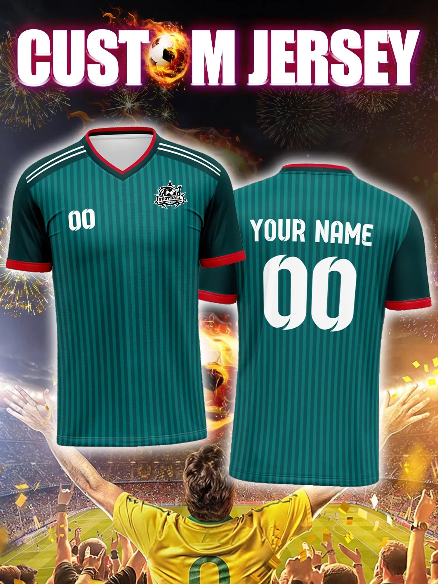 

Спортивные футболки с V-образным вырезом для мужчин и женщин 2026 года с индивидуальным именем и номером, быстросохнущие, модные, с технологией сублимации