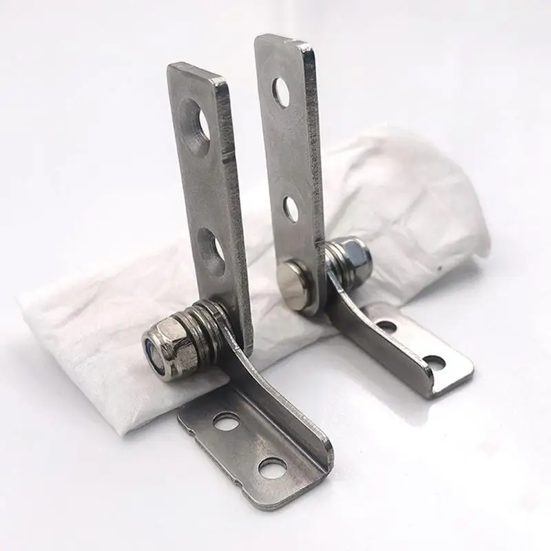 (ZYDD01) 1Pcs Adjustable Arbitrary Hinge Stop Stainless Steel Damping Hinge Nothing Frame Hinge Damping Shaft Positioning Hinge