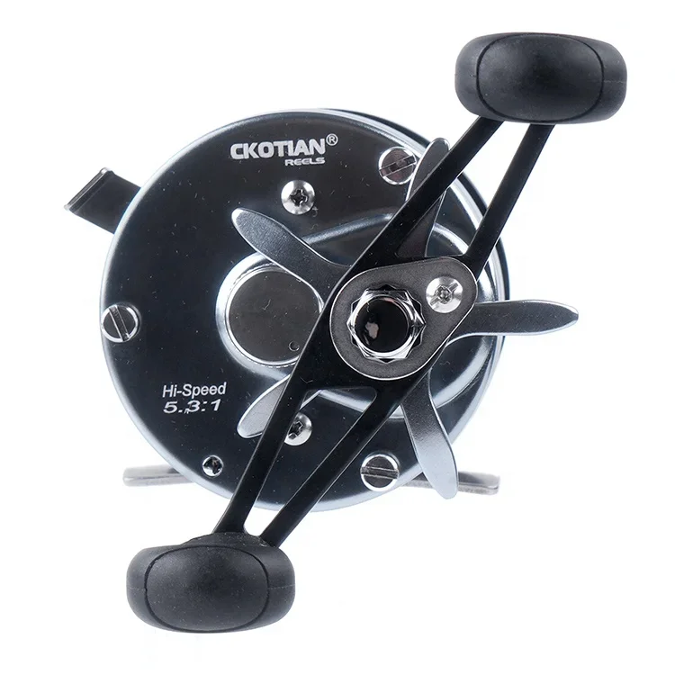 Wholesale New model Saltwater Fishing Reel Drum Trolling Reel  4+1BB  Sea Drum Boat 5000 Trolling Reel