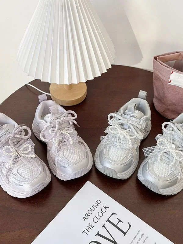 princess-shoe-for-girls-pearl-knot-sports-shoes-breathable-waterproof-wear-resistant-old-dad-shoes-for-children