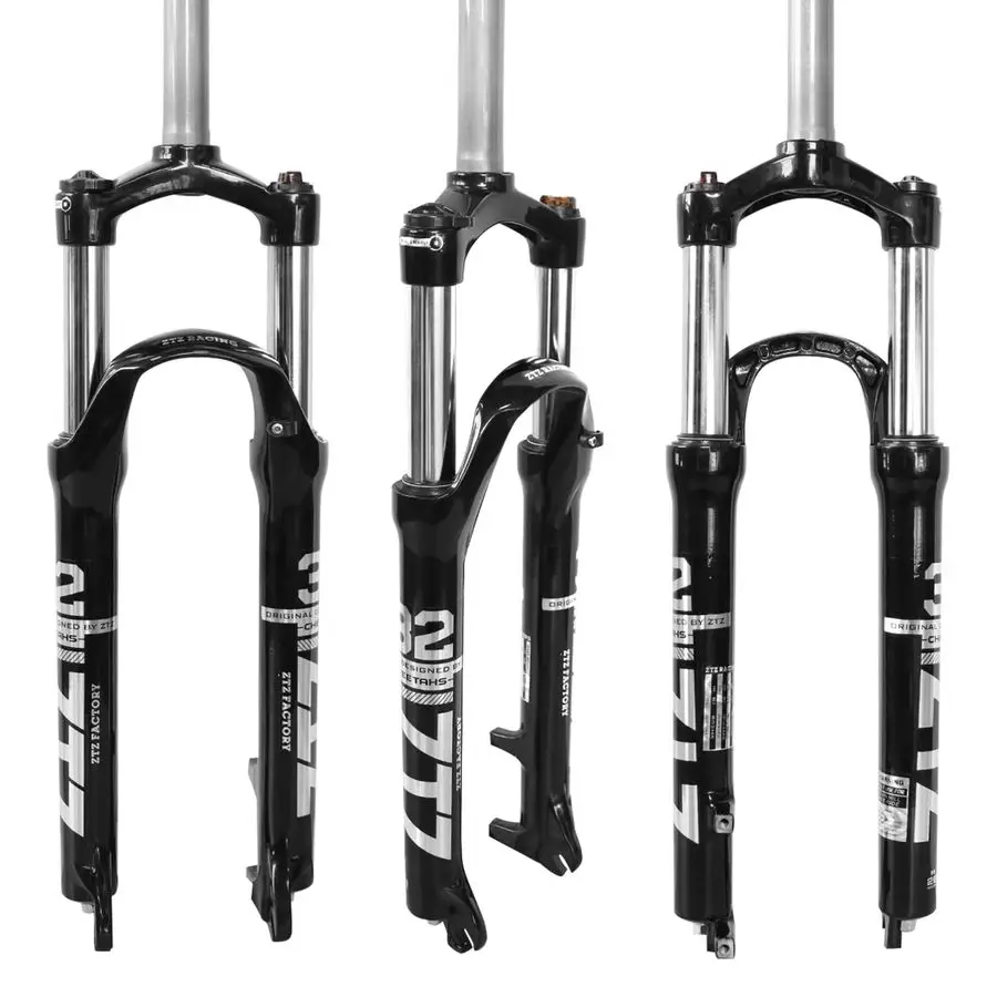 

26 27.5 29 MTB Suspension Fork,100mm Travel, 9mm QR,100mm Spacing Hub,28.6mm Straight Tube,Crown Lockout,Aluminum Alloy Shock Ab