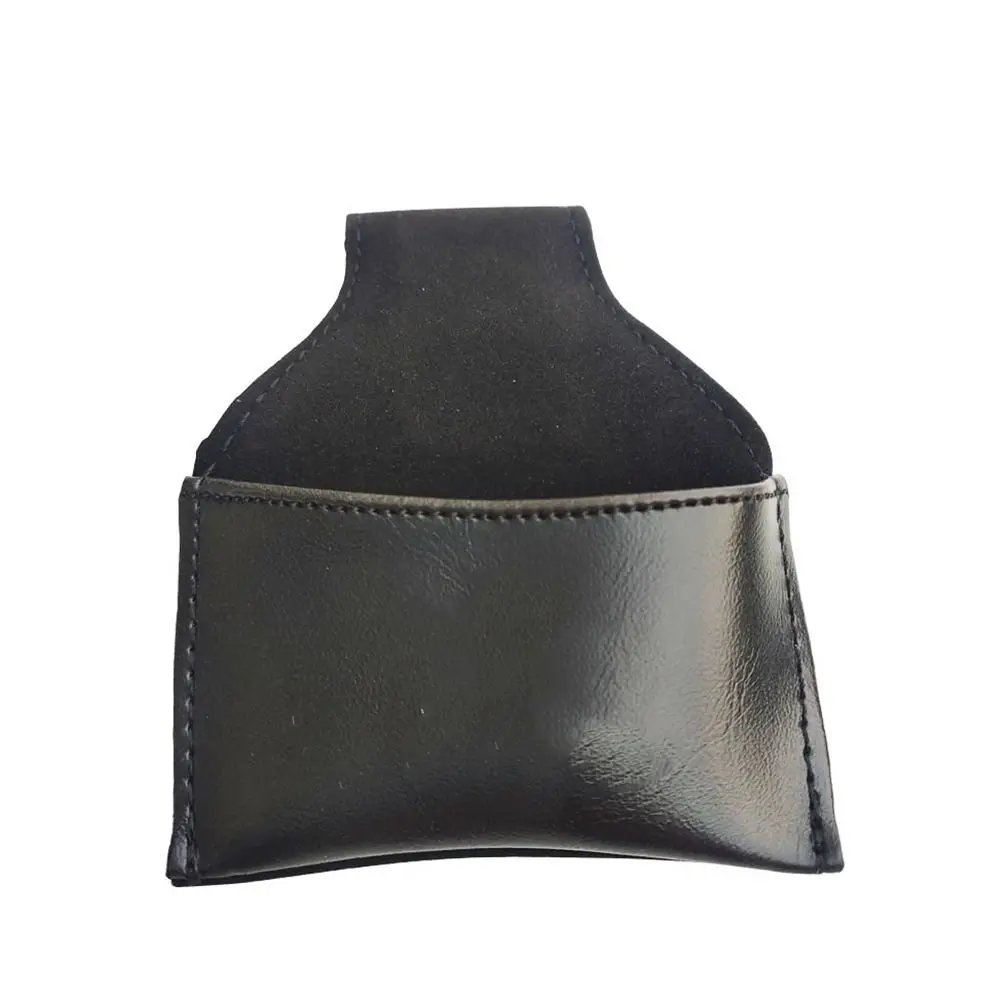 

PU Pouch Billiard Chalk Bag Storage Case Waist Hanging Billiards Chalk Holder With Clip Black Snooker Chalk Holder Entertainment
