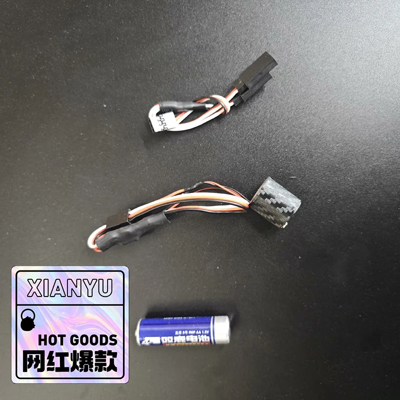 Linkage with Lights Mini Throttle Chain Smoke Generator for Various RC Model Cars Ship Models Tank Models Modification DIY Parts