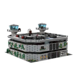 Maximum Security Prison Modular MOC Creative Street View Model Building Blocks Architecture Education Assembly Model Toys Gifts