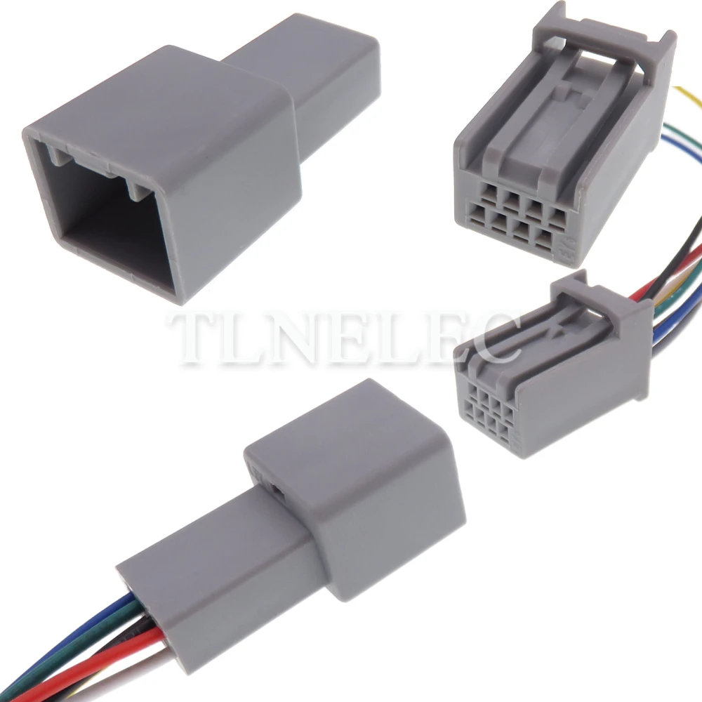 8 Pin Way Car Wire Cable Connector with Wires Miniature Auto Low Current Unsealed Sockets MX34008SF1