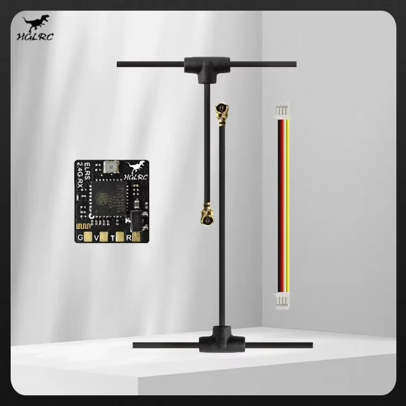 

HGLRC ELRS 2.4G Receiver 500MHZ Refresh Rate ELRS 3.0 for RC Airplane FPV Long Range Drones DIY Parts