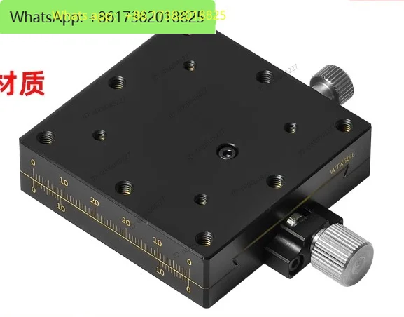Precision X/XY axis WTX25-L copper alloy dovetail groove manual displacement stage