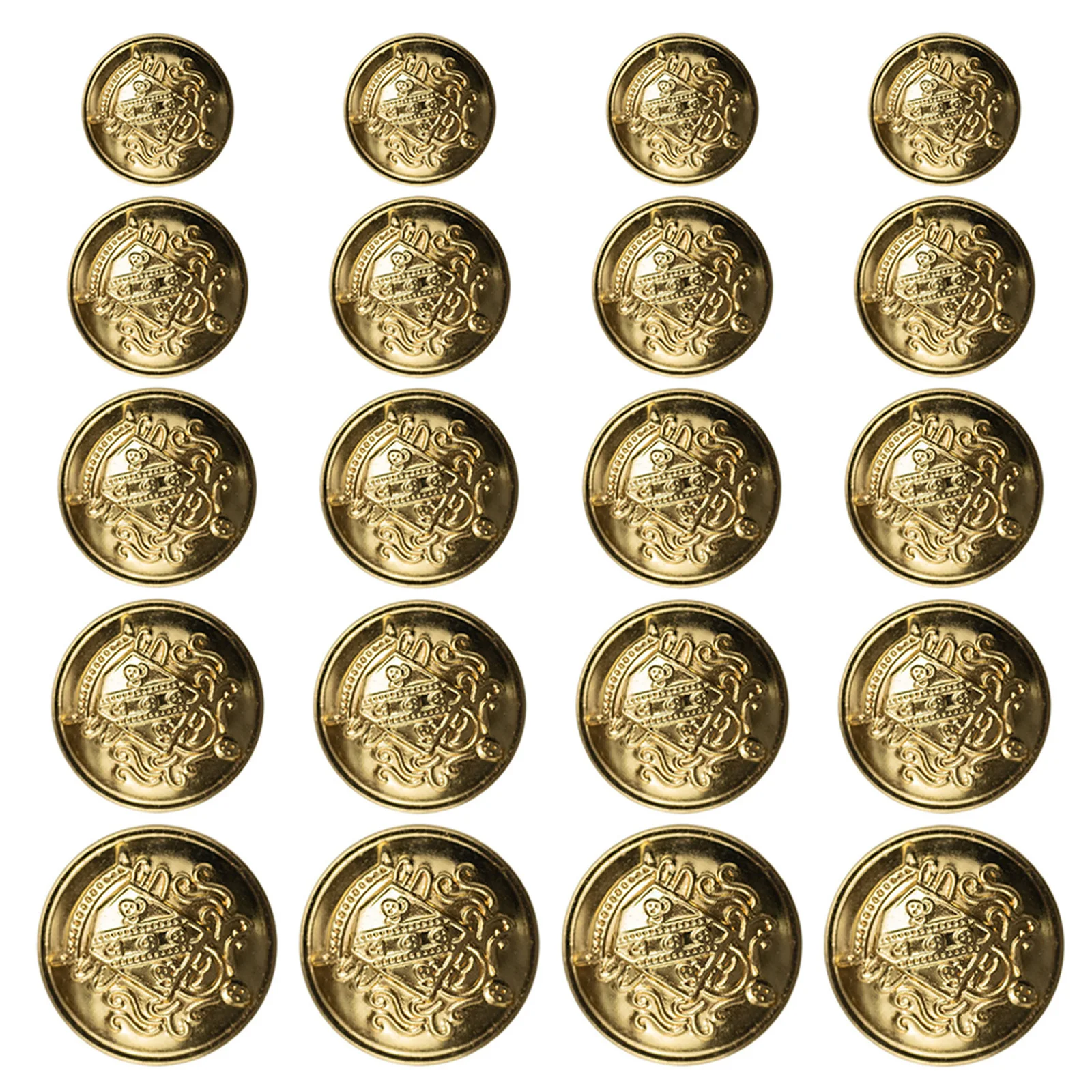 

ULDIGI 50pcs Brass Metal Buttons for Blazer Suit Decorative Clothing Accessories