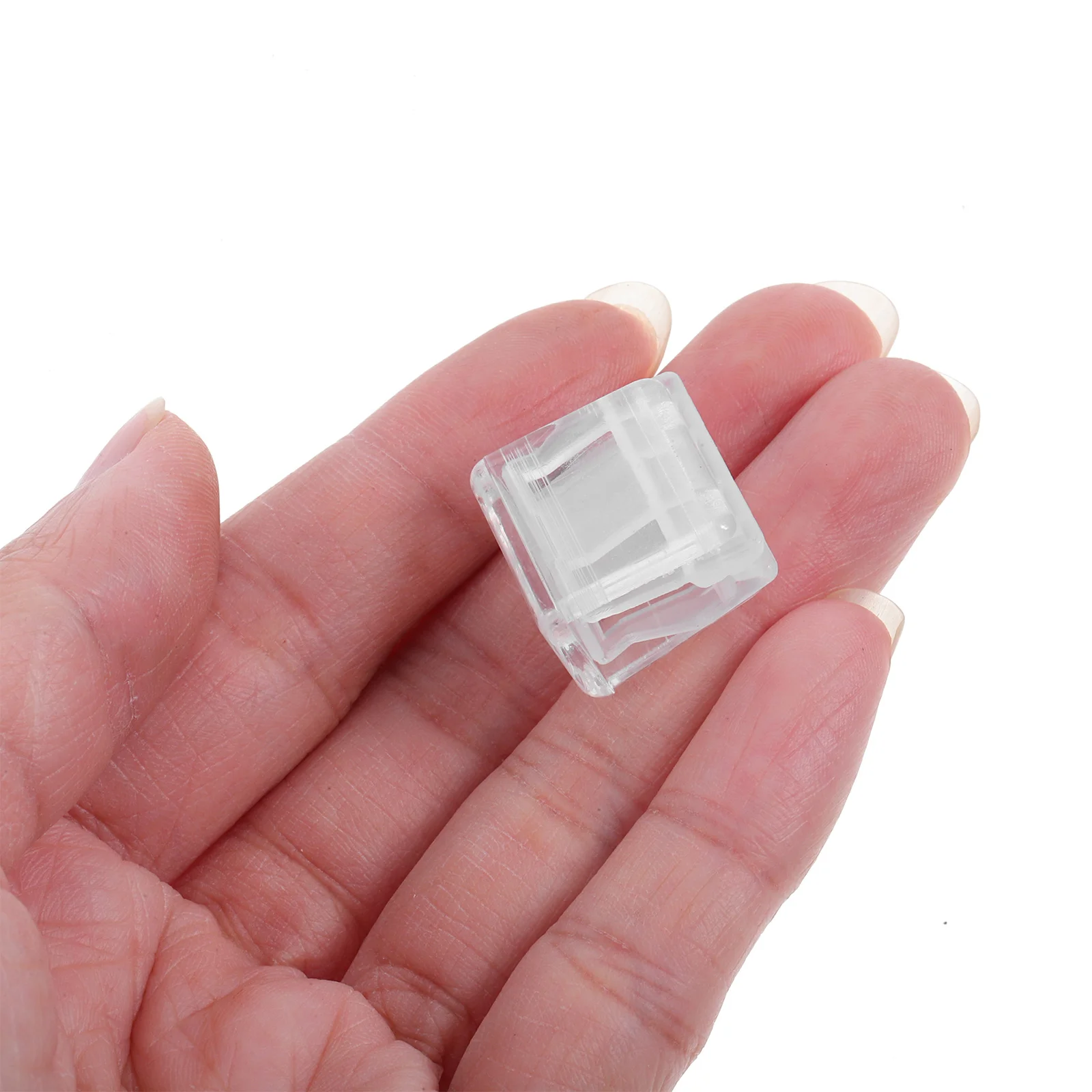 20Pcs Transparent Plastic Paper Clips Push Clips for Organizing Documents Files Memo Holder Office School Clear Bookmarks