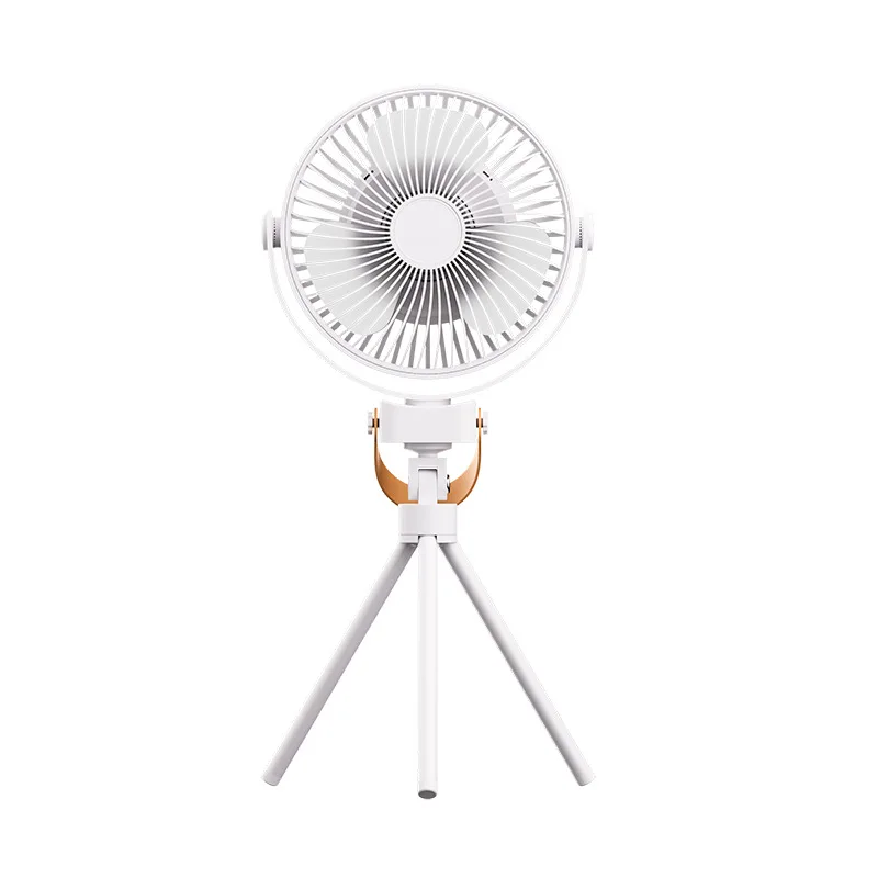 20000mAh Battery Operated Fan,Camping Fan With Tripod Night Light Hanging Hook,4 Speeds,Adjustable Head,Led Camping Lantern Fan