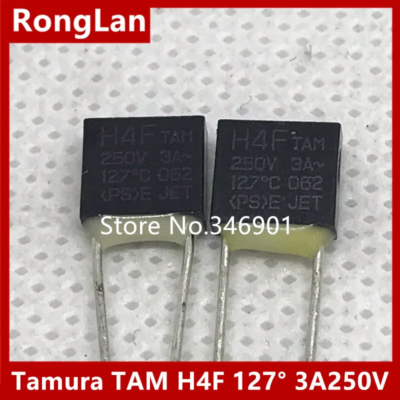 [SA]TAMURA Japan Tamura TAM Thermal Fuse Fuse H4F 127 degrees 3A 250V--500pcs/lot