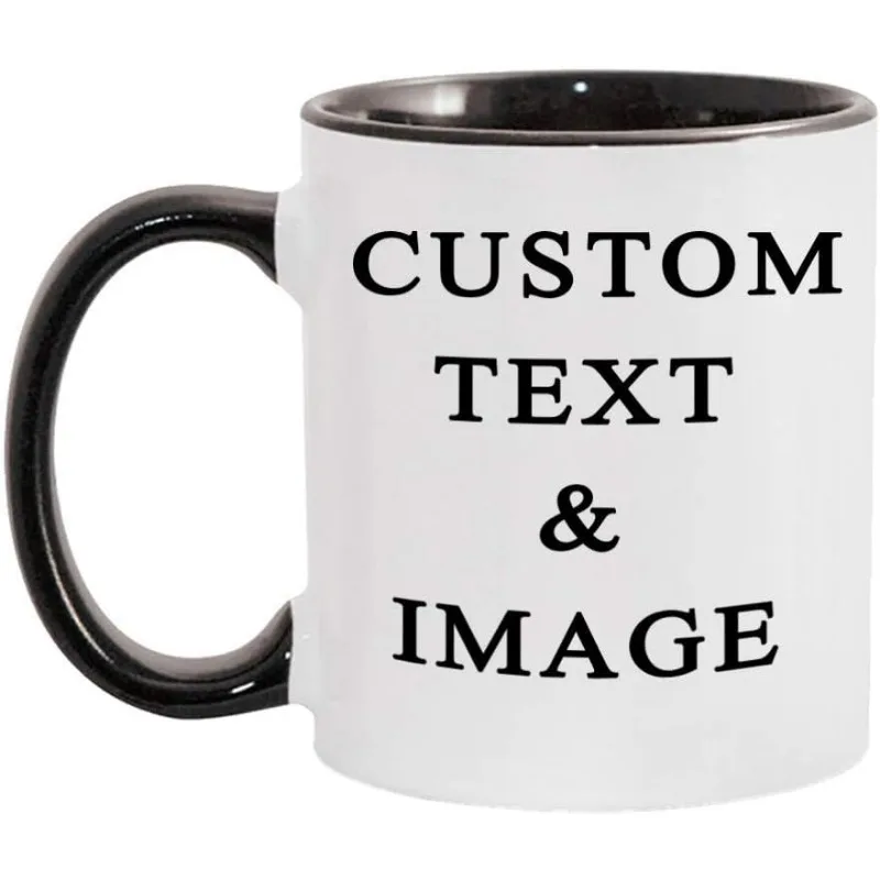 Personalized Text Upload Your Image with Different Designs, 11 ounces