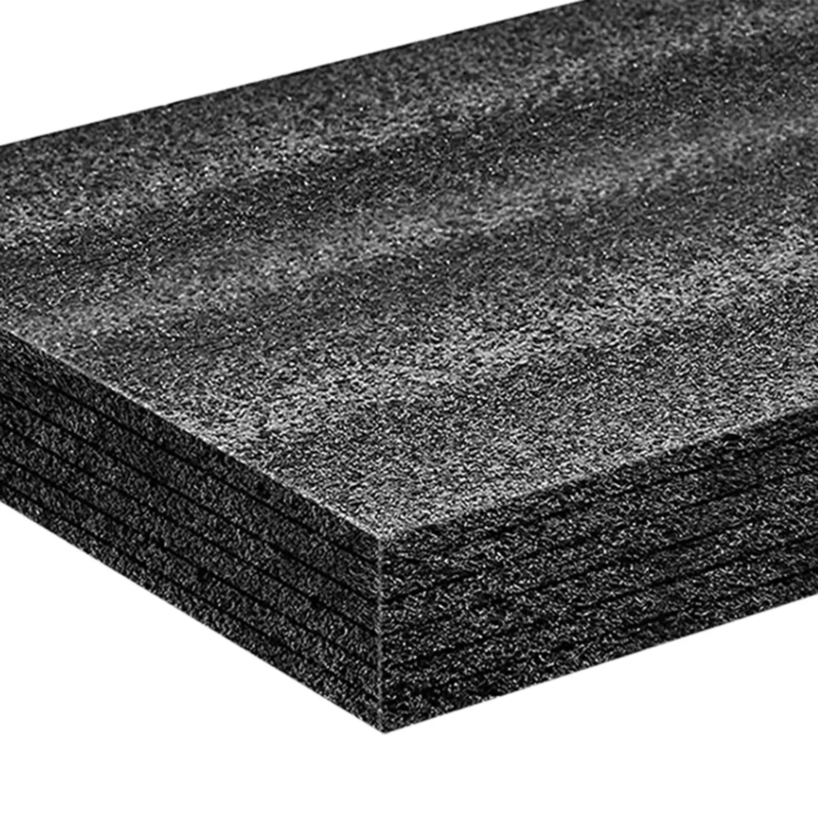 Polyethylene Foam Sheet Foam Padding High Density Black Cushion Foam Packing Pad Cuttable Foam Insert for Tool Game Box Cases