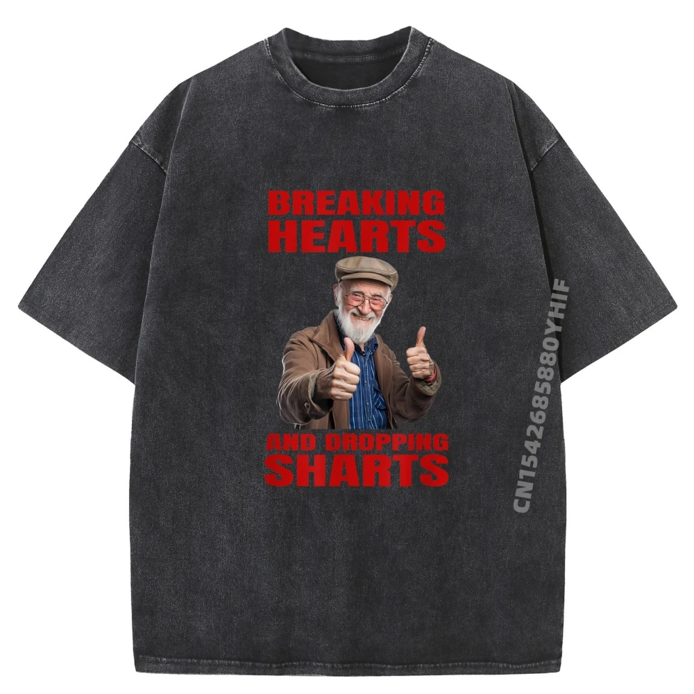 

Dropping Sharts Sharted Sharting Inappropriate Embarrassing Red And Black Graphic T Shirt Breathable Washed Shirts
