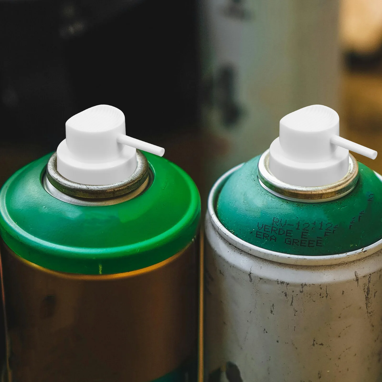 หัวฉีดสเปรย์ทำความสะอาดจานเบรก 50 ชิ้น หัวฉีดพ่นละอองละเอียด ฝาพลาสติก อุปกรณ์เสริมสำหรับพ่นสีแบบสเปรย์อเนกประสงค์ สำหรับงานศิลปะกราฟฟิตีและการเพ้นท์