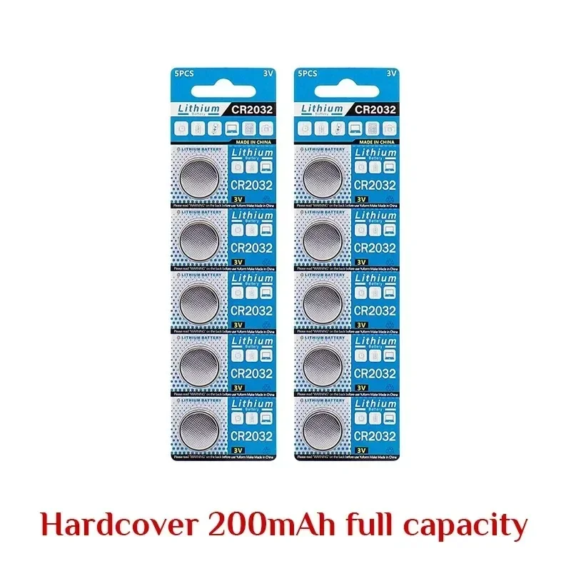 10-50PCS CR2032 CR 2032 Button Battery 3V for Watch Toy Calculator Car Remote Control Anti-Theft Device Lithium Button Coin Cell