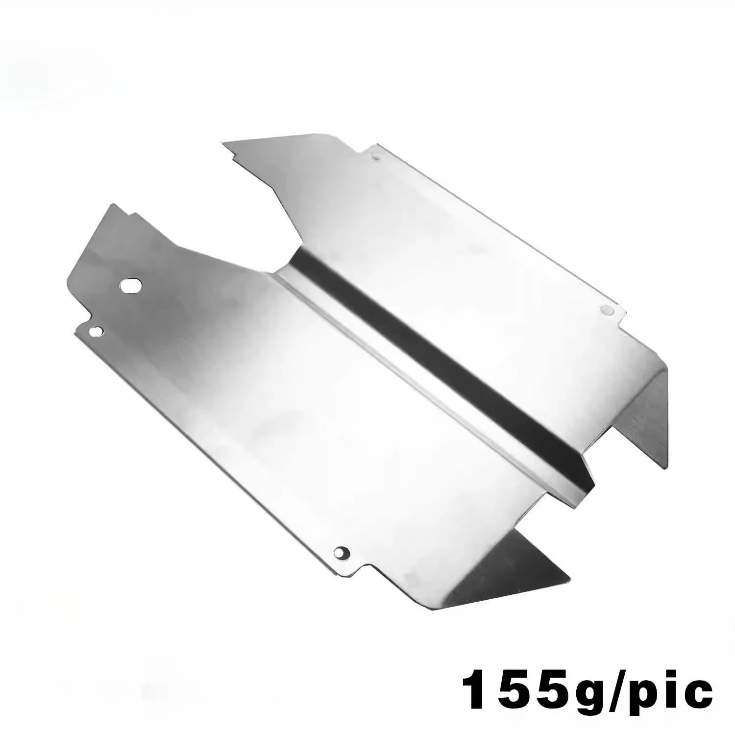 Stainless Steel Chassis Armor Protector for Hyper GO MJX 10208 1/10 RC Car Upgrade Parts Accessories