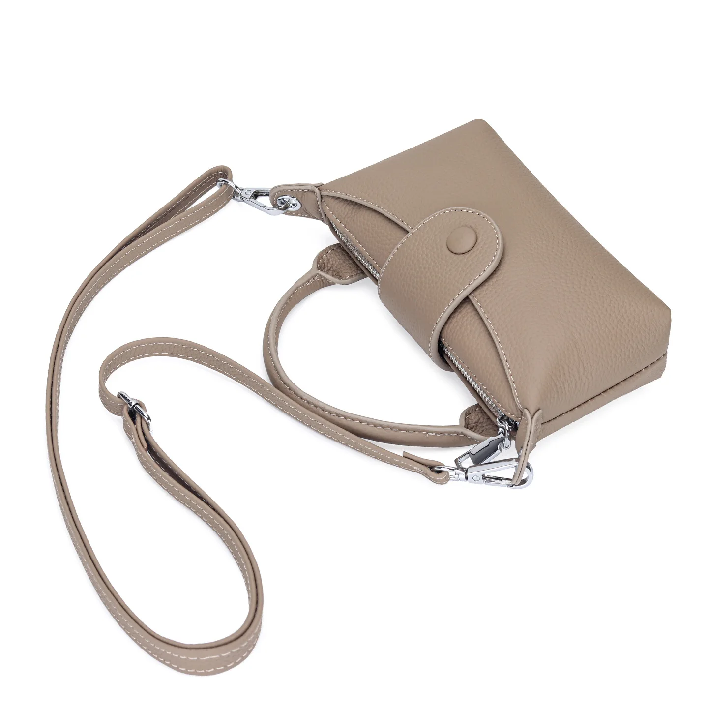 

Luxury women Shoulder Crossbody Bag small Cowhide Ladies Messenger bag Handbag Genuine Leather Cell phone wallet Wrist purse