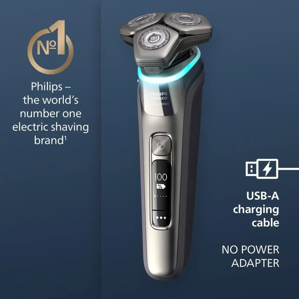 Shaver Series 9000, Wet and Dry Electric Shaver, with Lift & Cut Shaving System  Technology