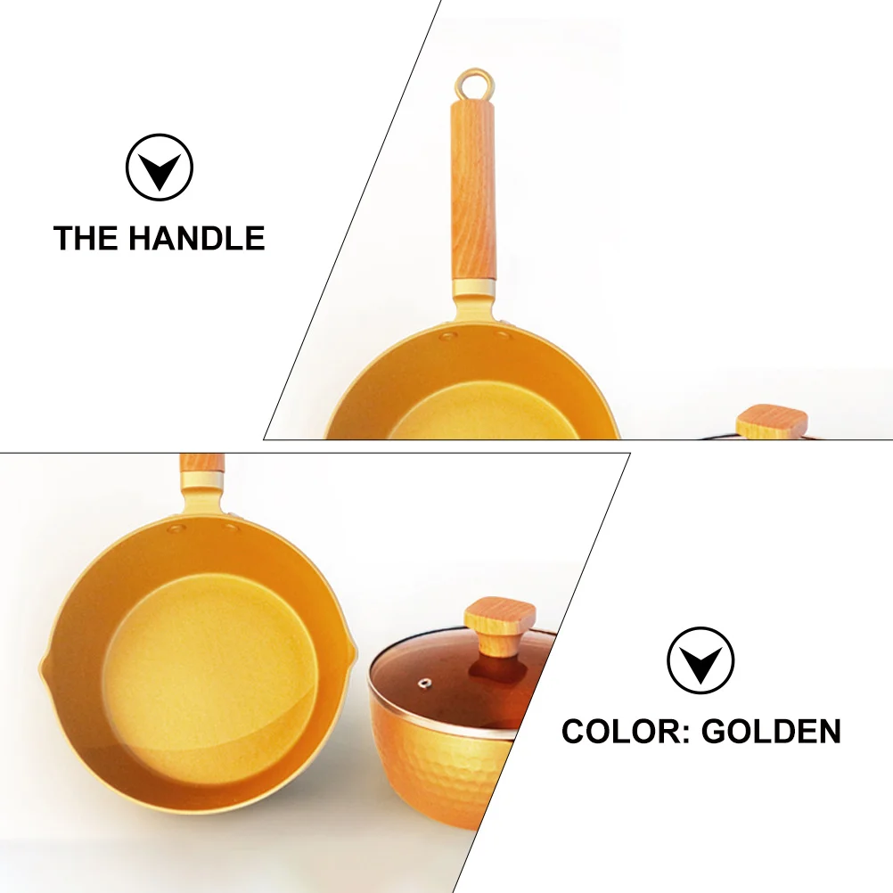 

Snowflake Aluminum Alloy Milk Pan Non-Stick Cooking Container For Baby Food Sauce Dessert Stew Pot Instant Noodle Pot