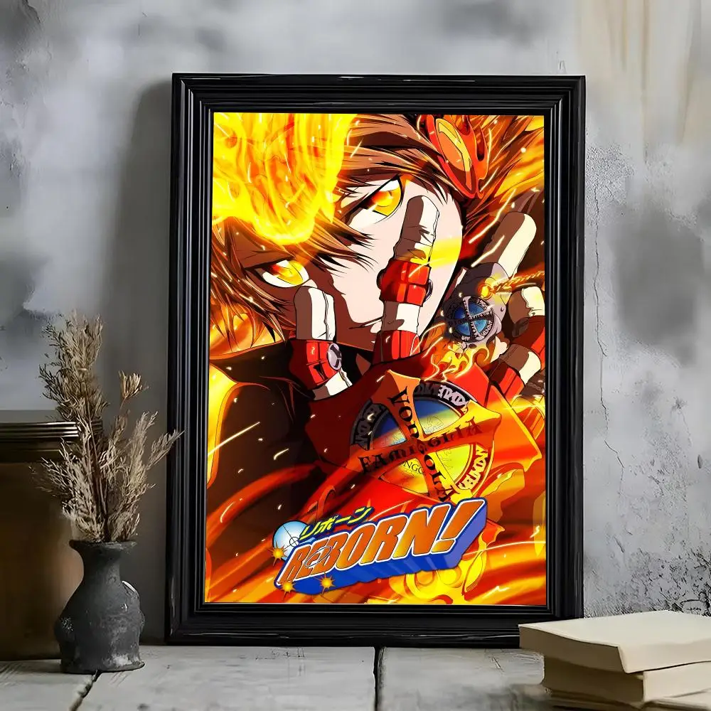 Anime HITMAN R-REBORN Poster Poster HD Self Adhesive Waterproof Wall Art Ideal For Home Office Dorm Bedroom Great Gift
