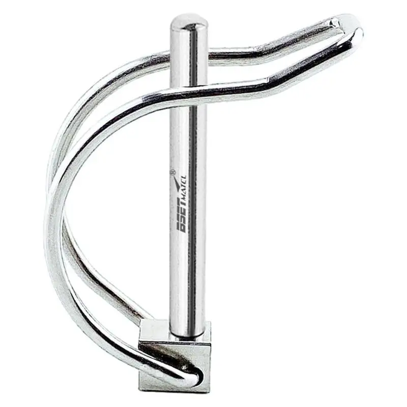 1Pcs Shaft Locking Pin D Shape 4.5/5/6/x45mm 316 Stainless Steel Safety Coupler Pin For Farm Trailers Lawn Hitches And Garden