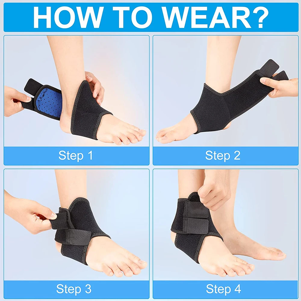 1Pair Kids Ankle Brace Foot Support Wrap Child Tendon Compression Protect Youth Sports Dance Arch Lace Up Sprain Joint Pain