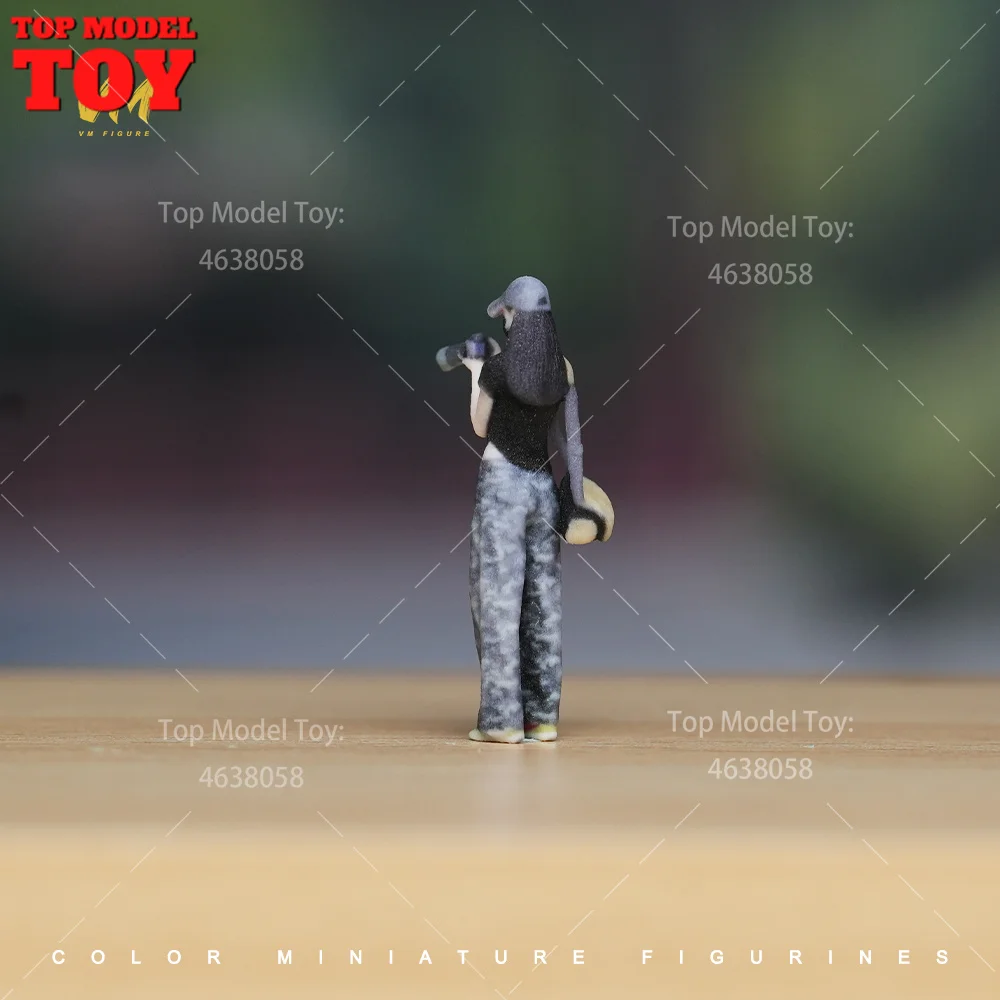 1/64 1/87 1/43 1/24 1/18 Scale Photographer Take a Photo 3D Print Female Male Scene Props Figures Model For Cars Vehicles Toy