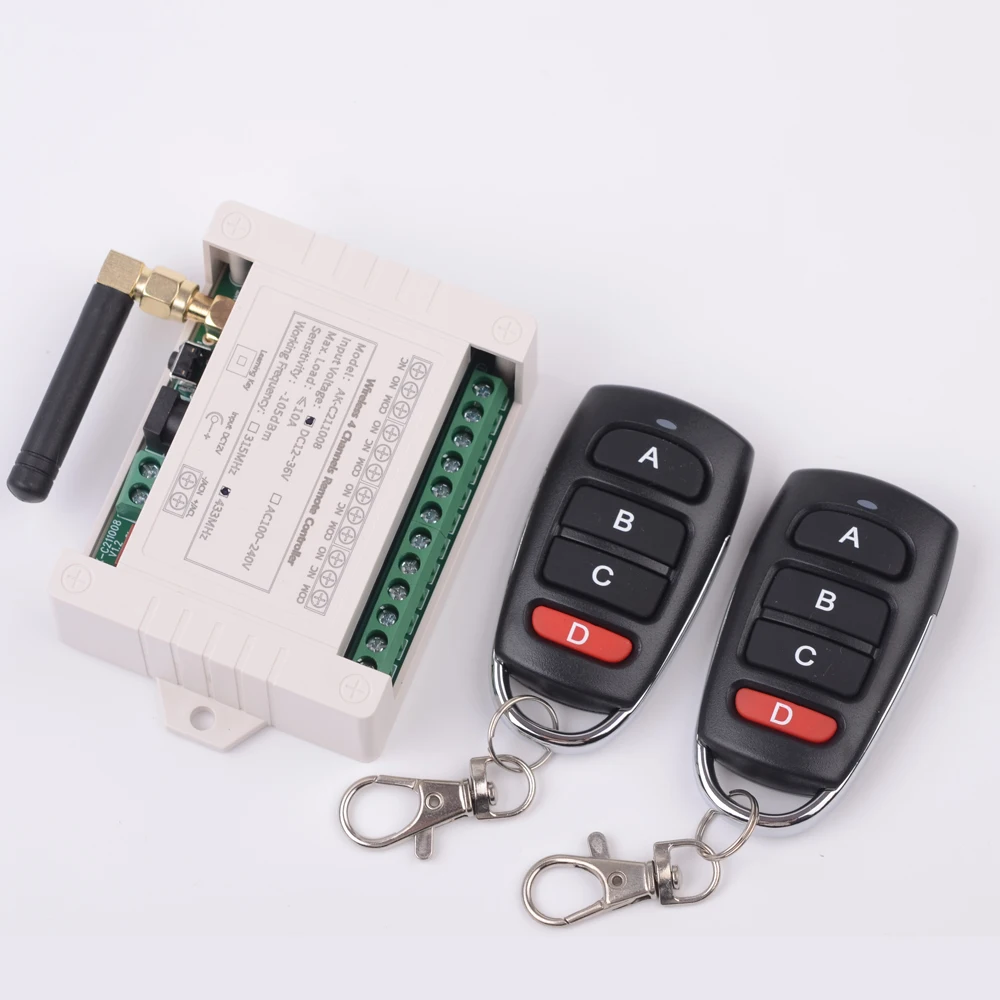 Dc 12V-36V 433Mhz 4…