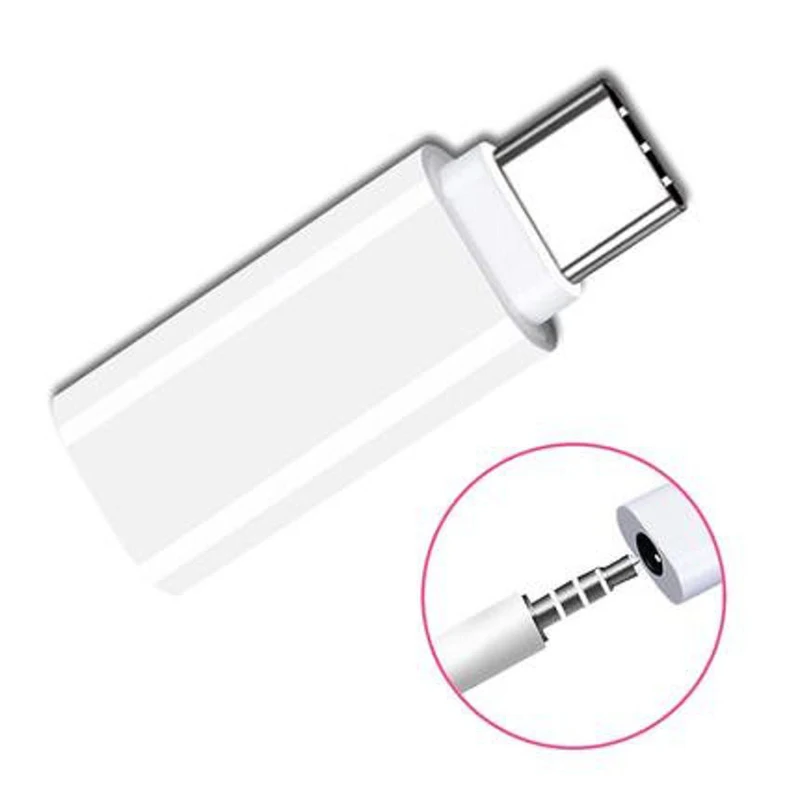 USB To Type C Jack Adapter Micro USB Smartphone Converter 3.5mm To Type C Adapter Typec-audio Headphone Adapter