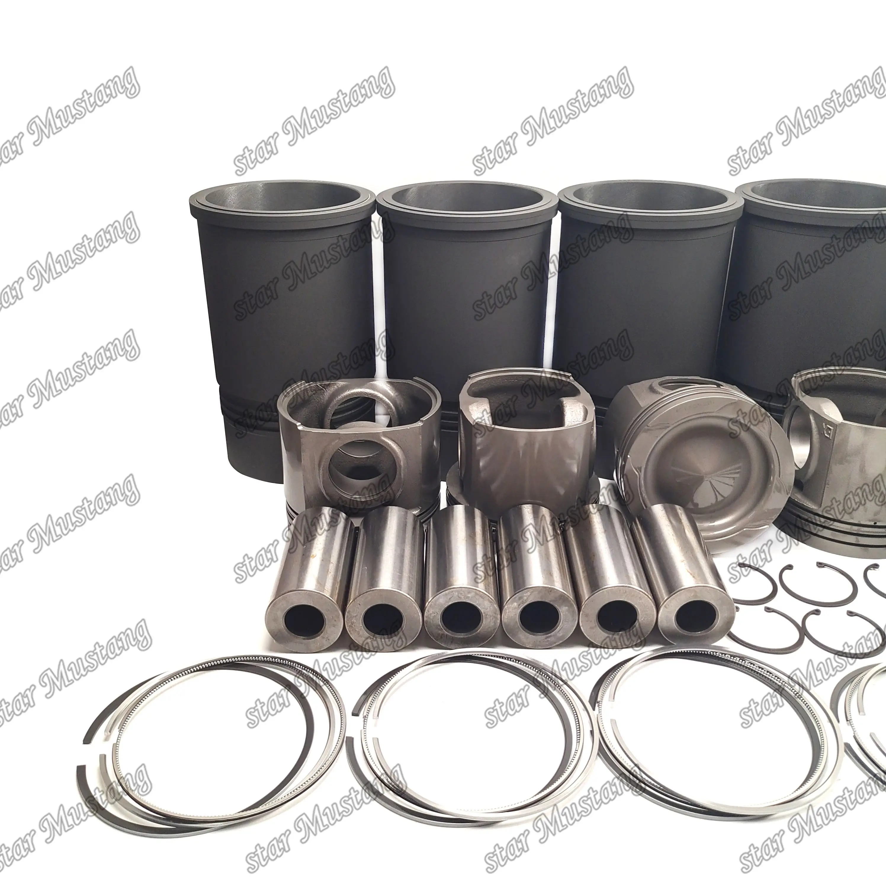 6D170 SA6D170E SAA6D170E Cylinder Liner Kit 6240-21-2220 Piston 6240-31-2111 Ring 6240-31-2030 For Komatsu Engine Repair Set