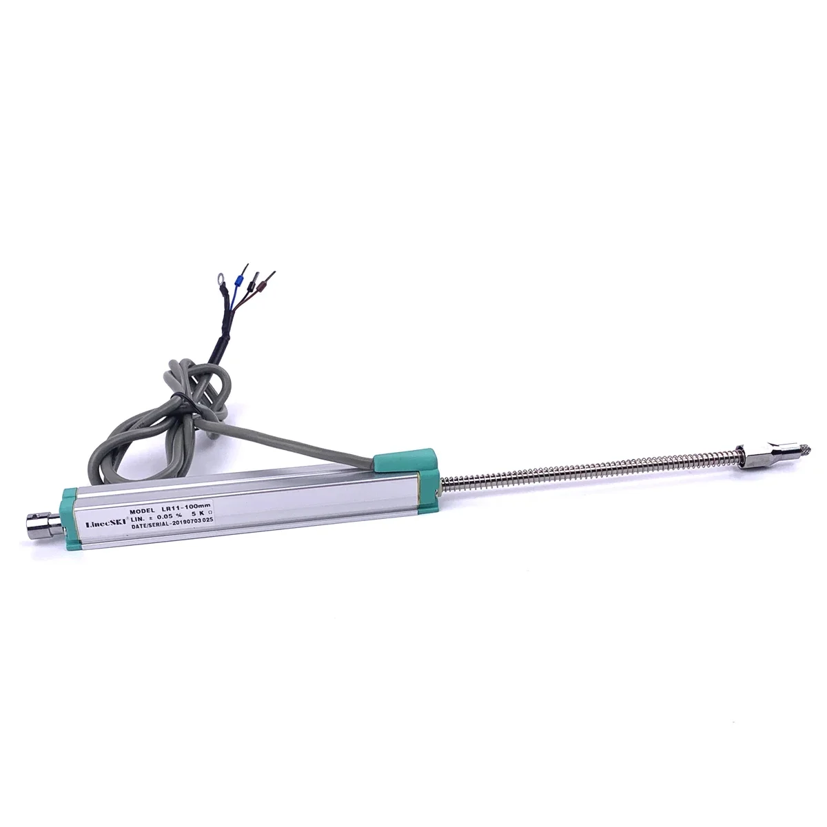 Miran LinecSKI LR11-100mm Resistive Spring Self Return Linear Position Sensor Linear Displacement Transducer