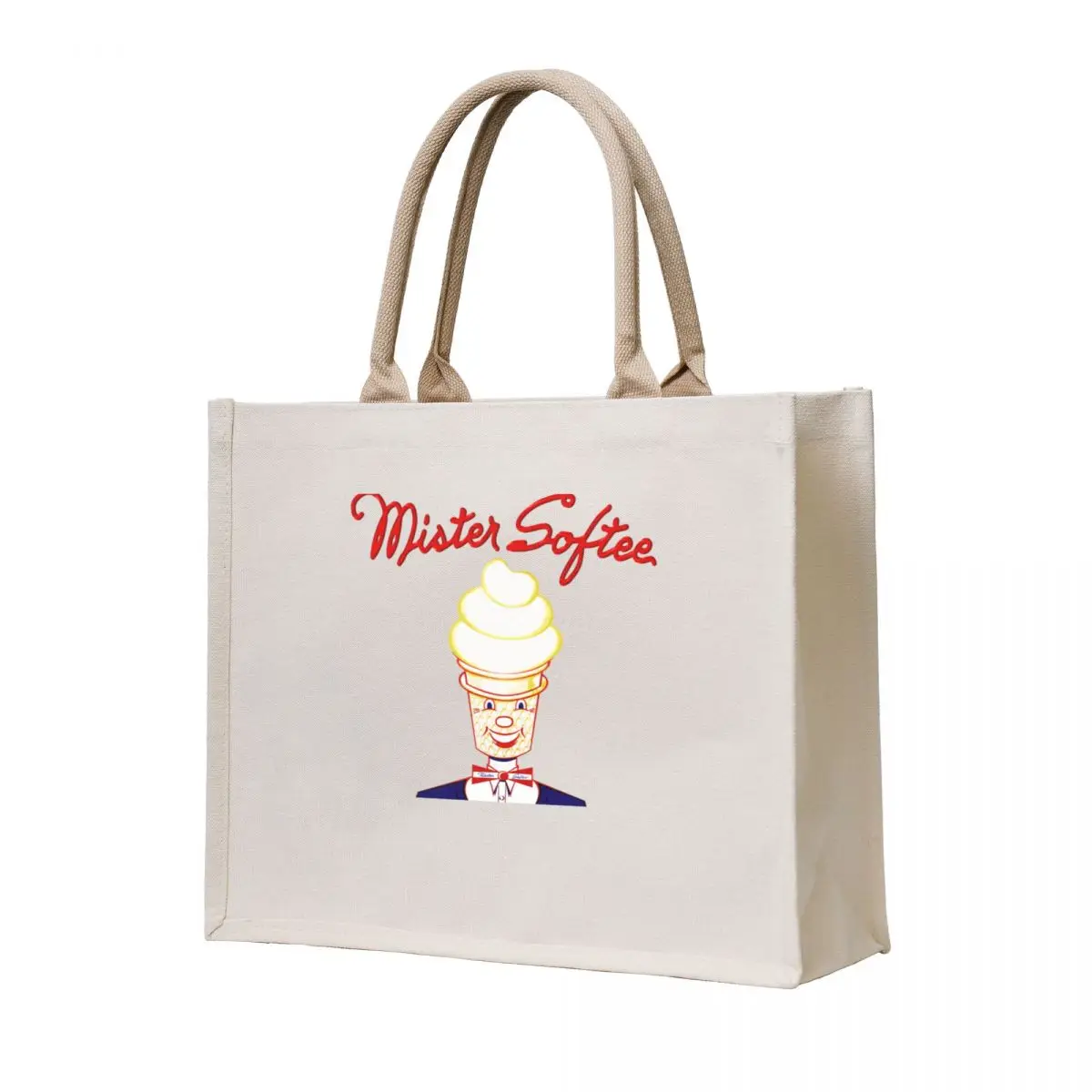 

Shirt Mister Softee Cáptáín America Inspired Páródy Tote Bag tote bag screen cloth bag woman Woman shopper