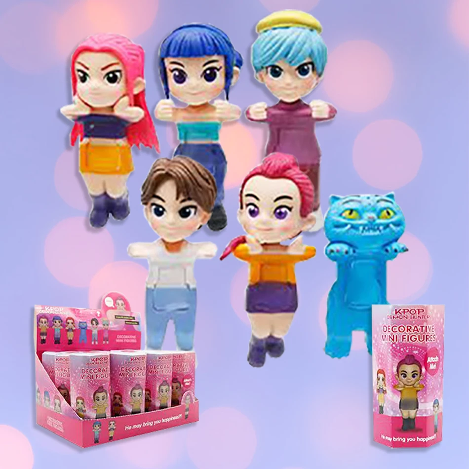

Аниме Kpop Demon Hunt слепая коробка серии фигурка тигра игрушка украшение стола статуи орнамент Хэллоуин/Рождество подарки для детей