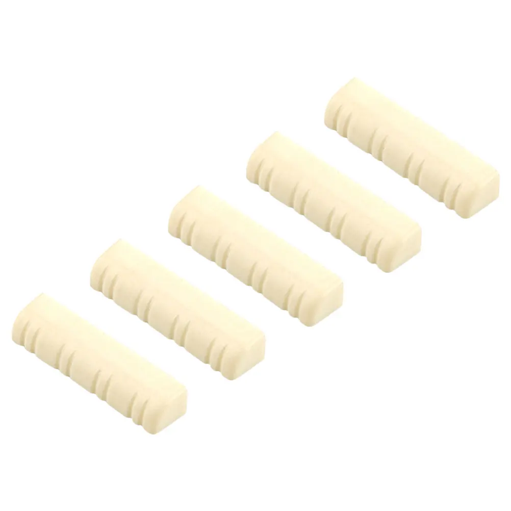 

5pcs Accessories Plastic Electric Guitar Nut Nuts for Mandolin 8 String Wear Resistant Smooth Surface Musical Gifts