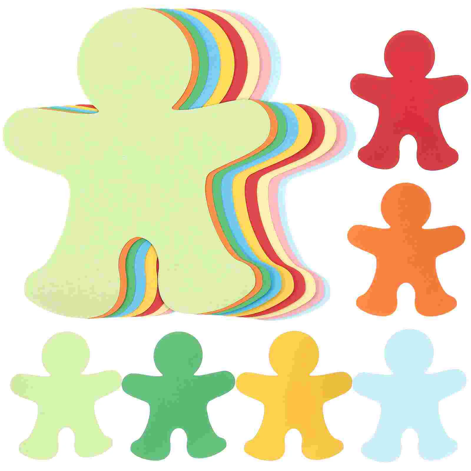 72 Pcs Kids Paper Cut Decoration Squishy Cutouts For Scrapbooking Child Decoupage