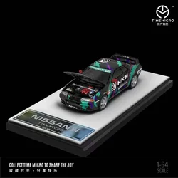 Time Micro 1:64 Gtr R32 Openable Hood HKS/ADVAN Diecast Model Car