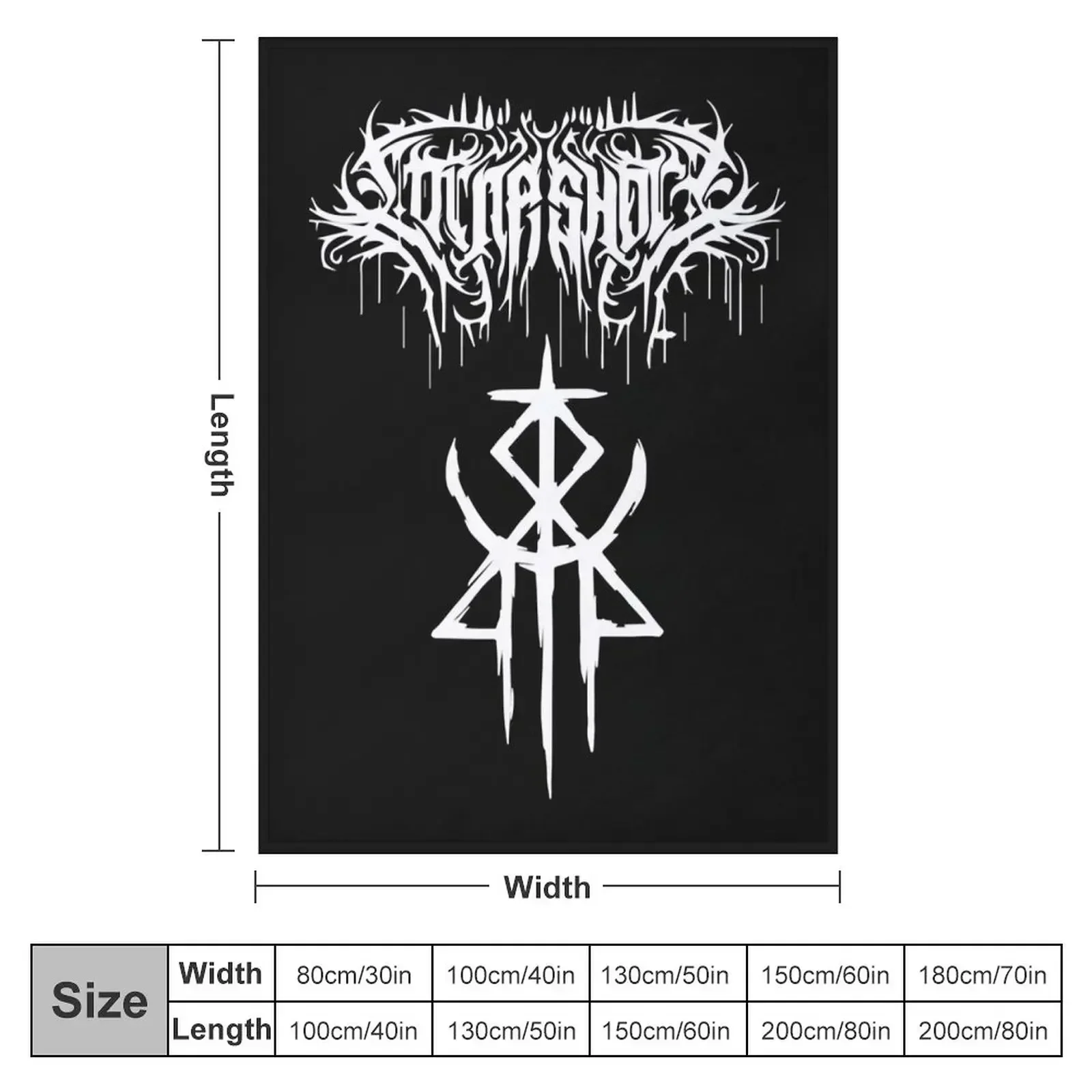 Lorna Shore - Immortal Fan-Made Logo Classic Essential T-Shirt.png Throw Blanket Baby valentine gift ideas Blankets