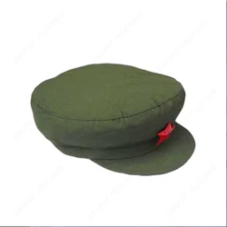 Chinese Military Liberation Army Type 65 Cap with Red Five-pointed Star Army Green Hat Replica CN107081