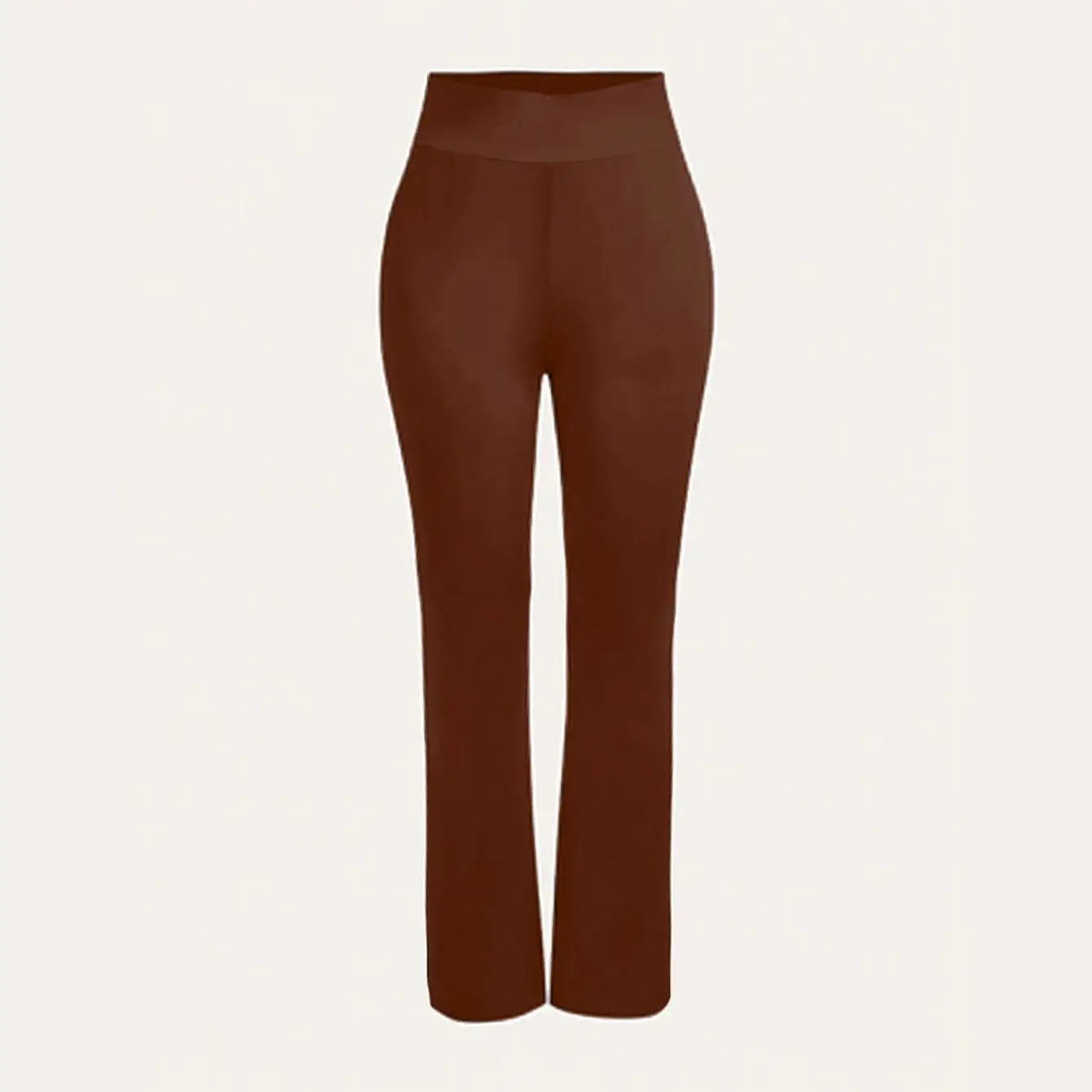 Hohe Taille, Aloe-Yogahose für Damen, braun, elastisch, hebend, zweite Haut, atmungsaktiv, Bauch, Sommerkontrolle, lässige Leggings mit Hintern