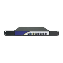 BKHD-Firewall de escritorio Montado en Rack, 6x2,5 GE, Compatible con Pfsense MikrotikOS dentro de Celeron J4125, 4GB de RAM, 128GB SSD