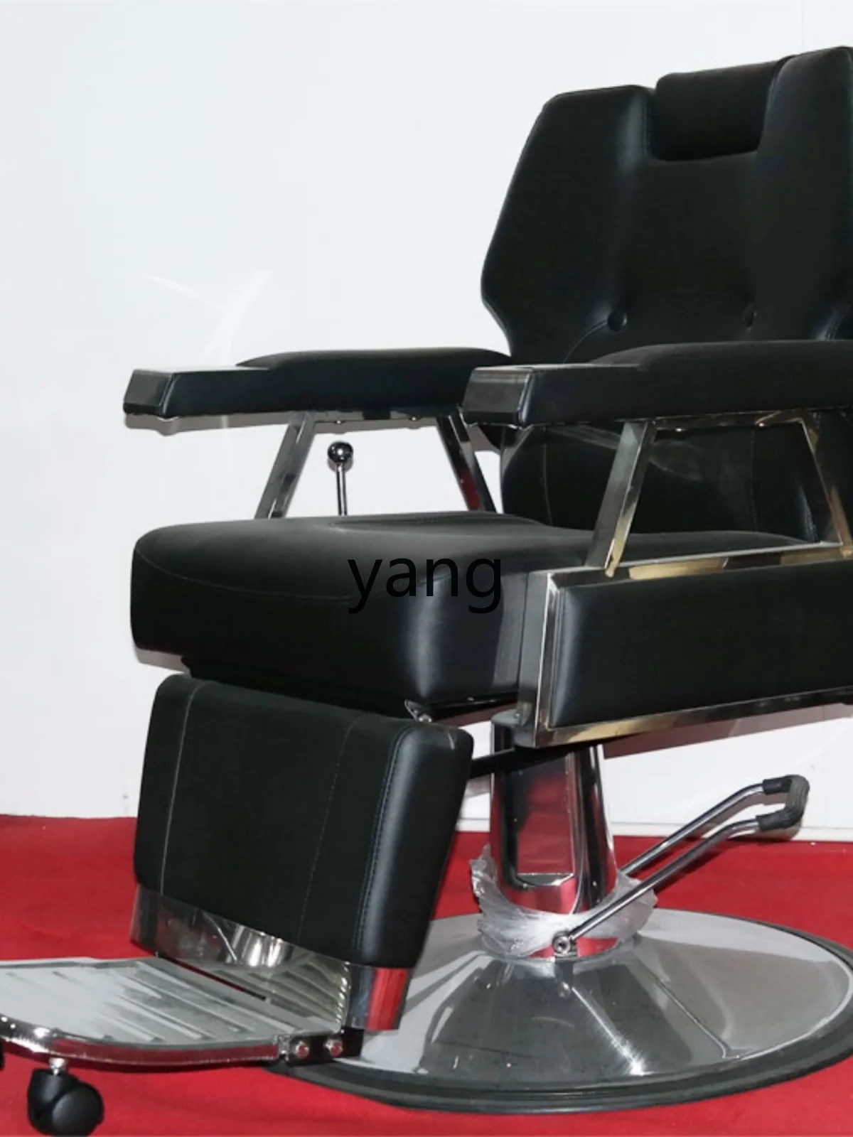 CX Old-Fashioned Barber Chair High-End Oil Head Chair Shaving Shaving Hair down Rotating