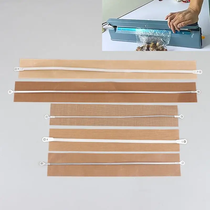 5/10Pcs Impulse Sealer Replacement Parts Heat Seal Strips Replacement Element Grip Impulse Sealer Heating Element 20/30cm