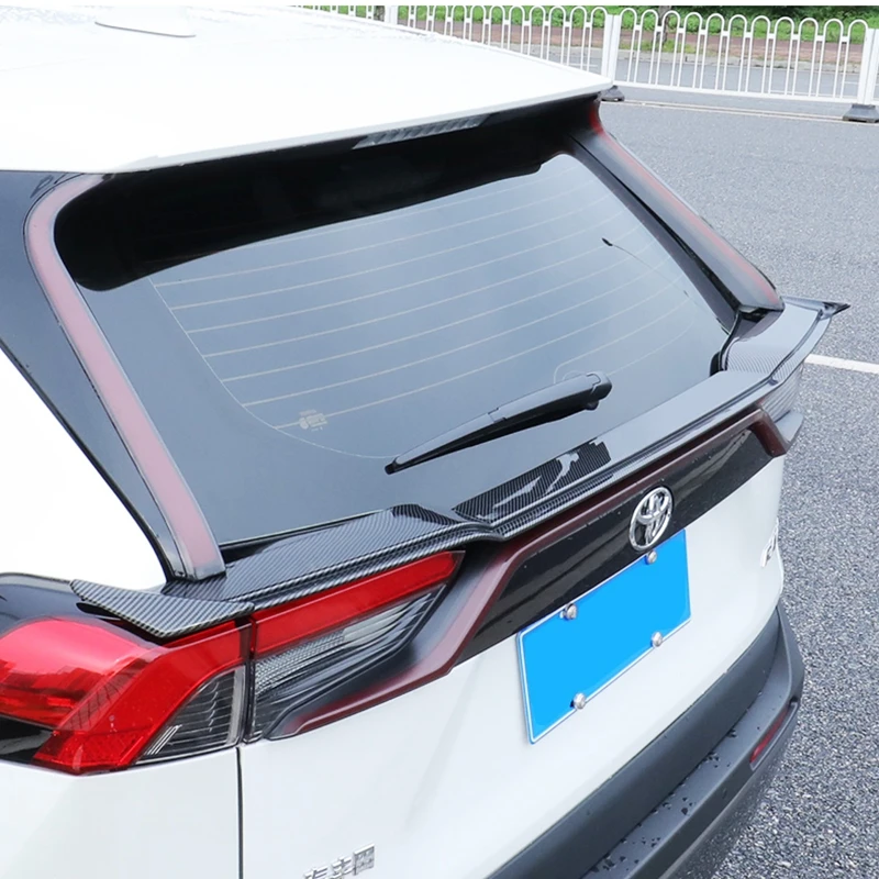 

For toyota rav4 2020+ high quality ABS Plastic Unpainted Color Rear Spoiler Wing Trunk Lid Cover Car Styling