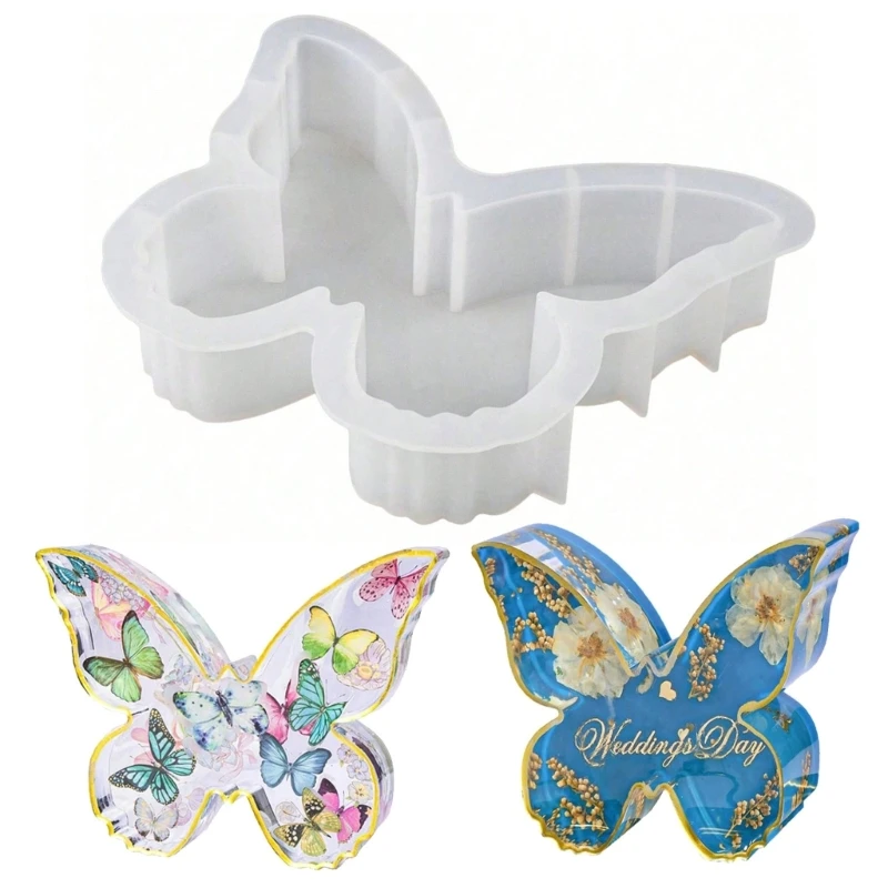 Creative 20cm Butterfly Resin Crafting Moulds Suitable for Hand-Making Bookends Table Decorations and Art Project