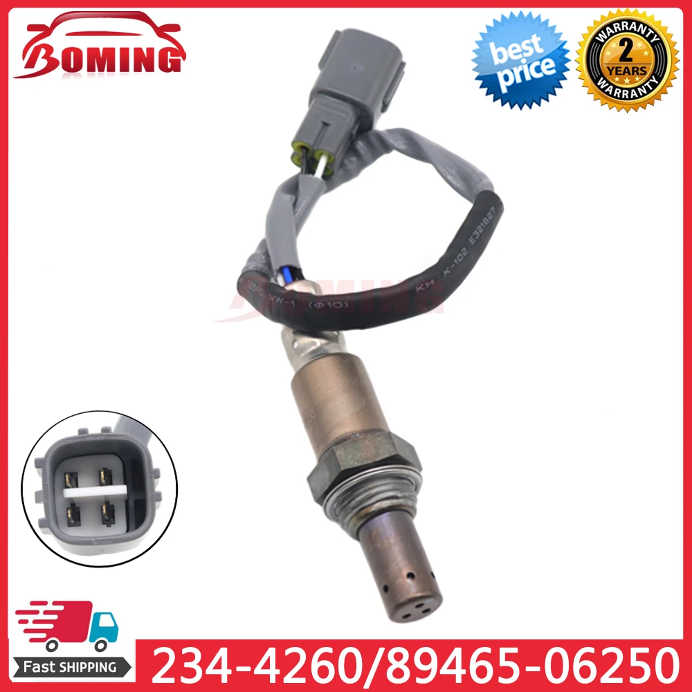 Sensor de O2 y sonda Lambda para coche, accesorio con relación de combustible y aire descendente, de oxígeno, para Toyota Camry Avalon Lexus GX460 89465 06250-8946506250, del 234 al 4260