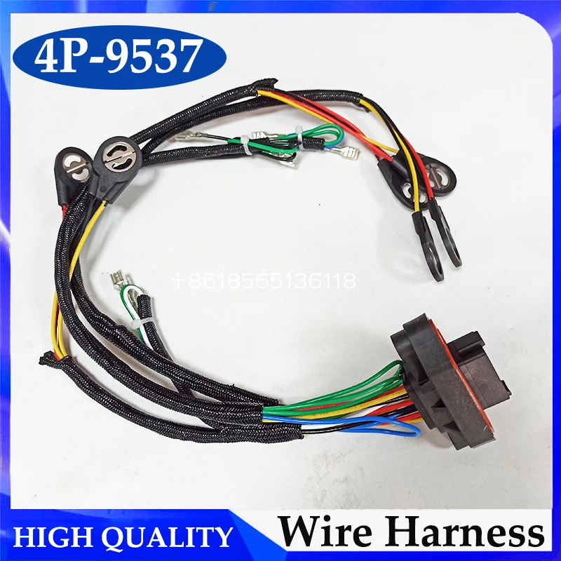 4P-9537 4P9537 Fuel Injector Wiring Harness For Engine 3176B 3176C 3196 Excavator 345B E345B 365B