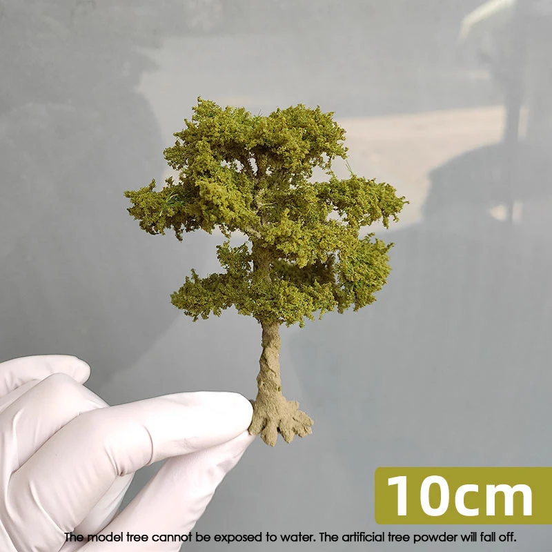 Modelo de árbol de otoño de simulación a escala HO/OO/G, miniaturas de paisaje de jardín, modelo de tren, diseño de ferrocarril, 10-28cm, 1 ud.