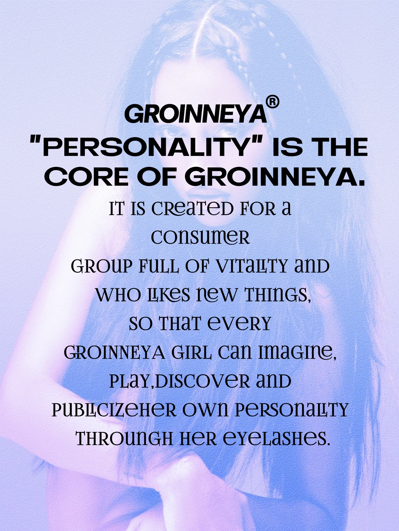 Groinneya ขนตาปลอมมังงะธรรมชาติแบบใหม่ขนตาปลอมแบบนุ่มเหมือนขนมิงค์ขนตาปลอมสำหรับแต่งต่อขนตา