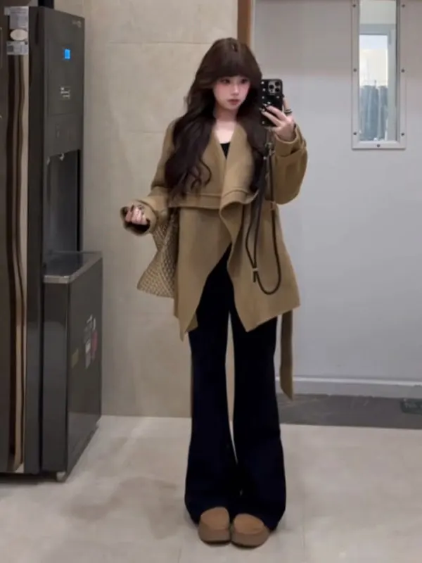 

Корейская модная куртка-ветровка в эстетическом стиле, трендовая верхняя одежда, зима 2026, женская, премиум-качество